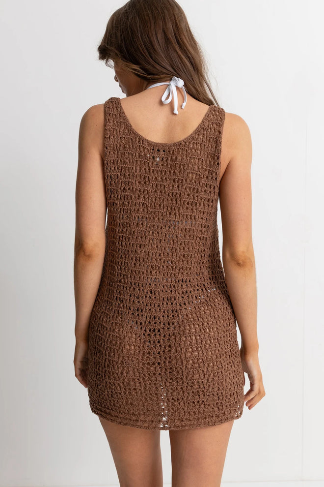 Rhythm Maddie Knit Scoop Neck Mini Dress
