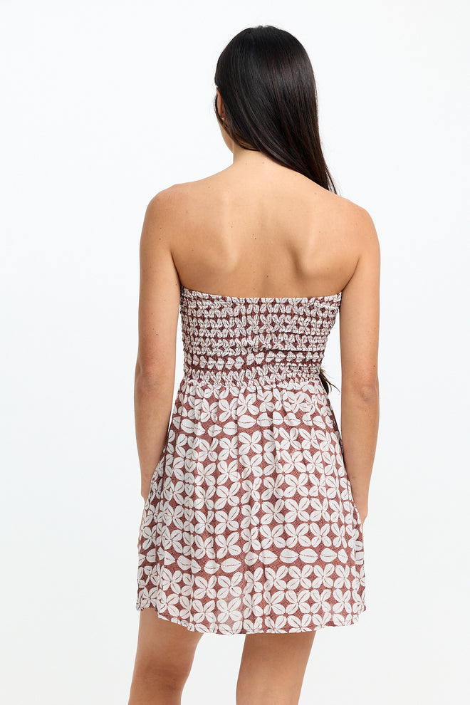 Benoa Swim Caitie Dress Cowrie Basket