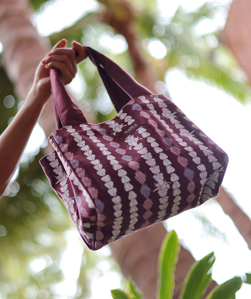 Tag Aloha Crown Flower - Organic Mini Bag