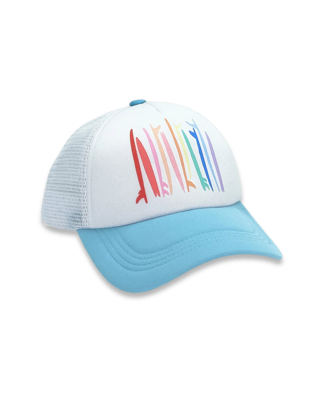 Feathers 4 Arrow Youth Rainbow Surf Trucker Hat
