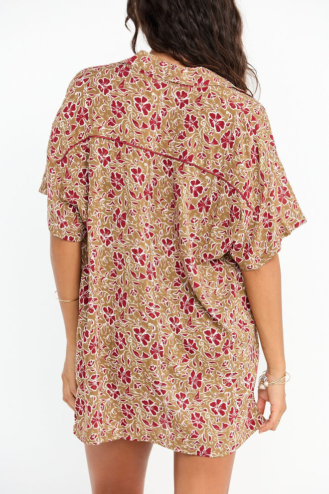 Benoa Swim Aloha Shirt Dress Eden