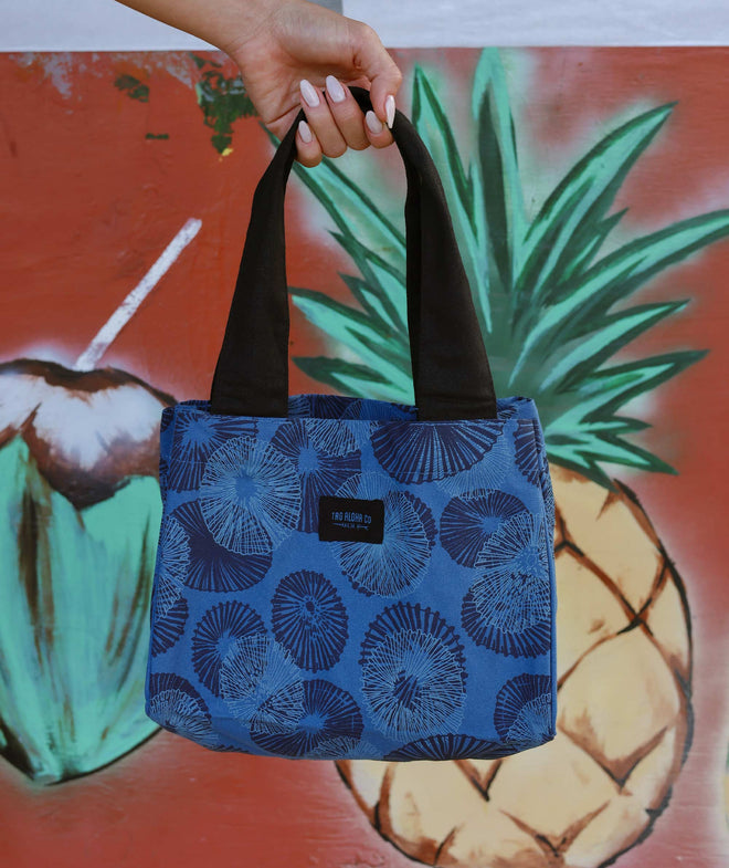 Tag Aloha Navy ʻOpihi - Organic Mini Bag