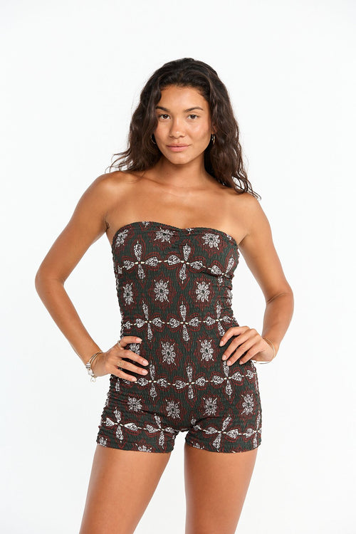 Benoa Swim Serena Romper Kaleido