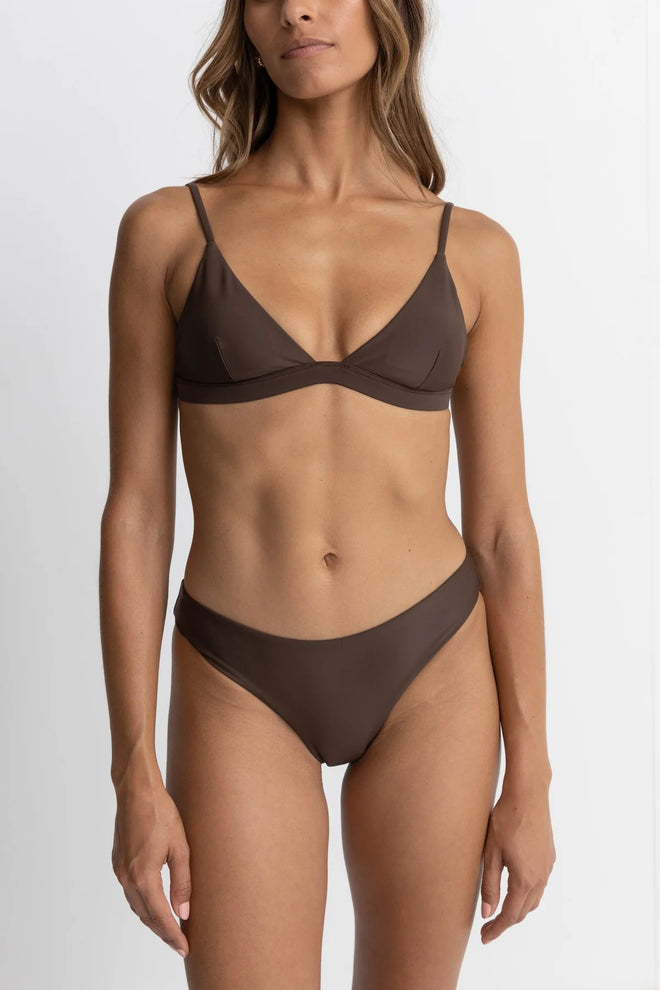 Rhythm Classic Bralette Top Chocolate