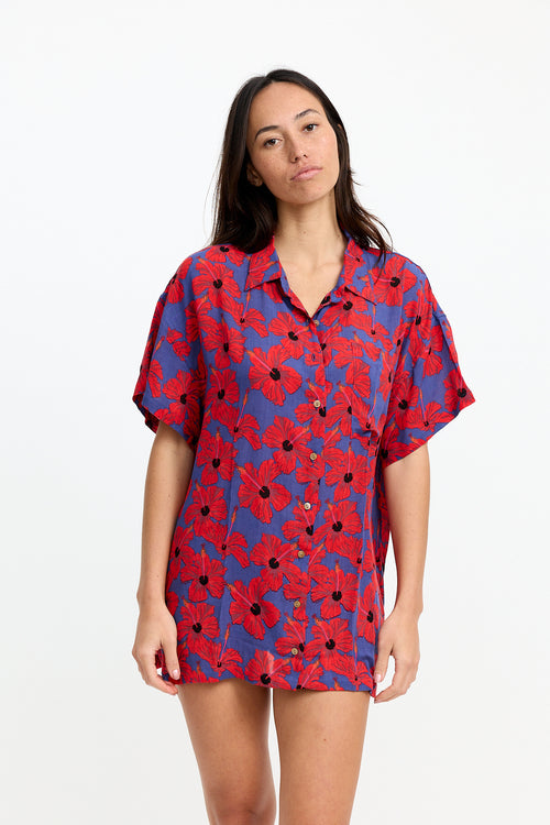 Benoa Swim Aloha Shirt Dress Velzy
