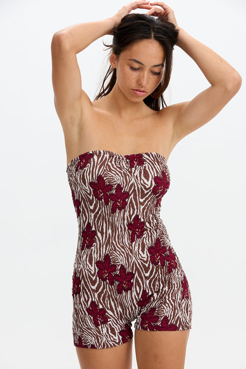 Benoa Swim Serena Romper Diva