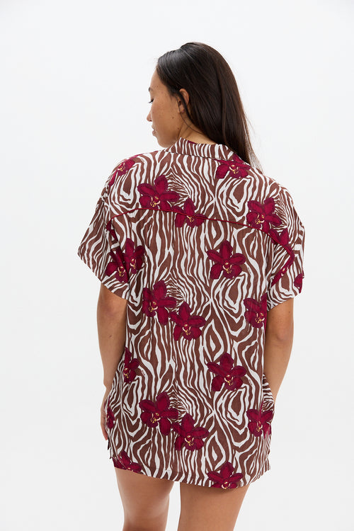 Benoa Swim Aloha Shirt Dress Diva