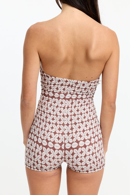 Benoa Swim Serena Romper Cowrie Basket