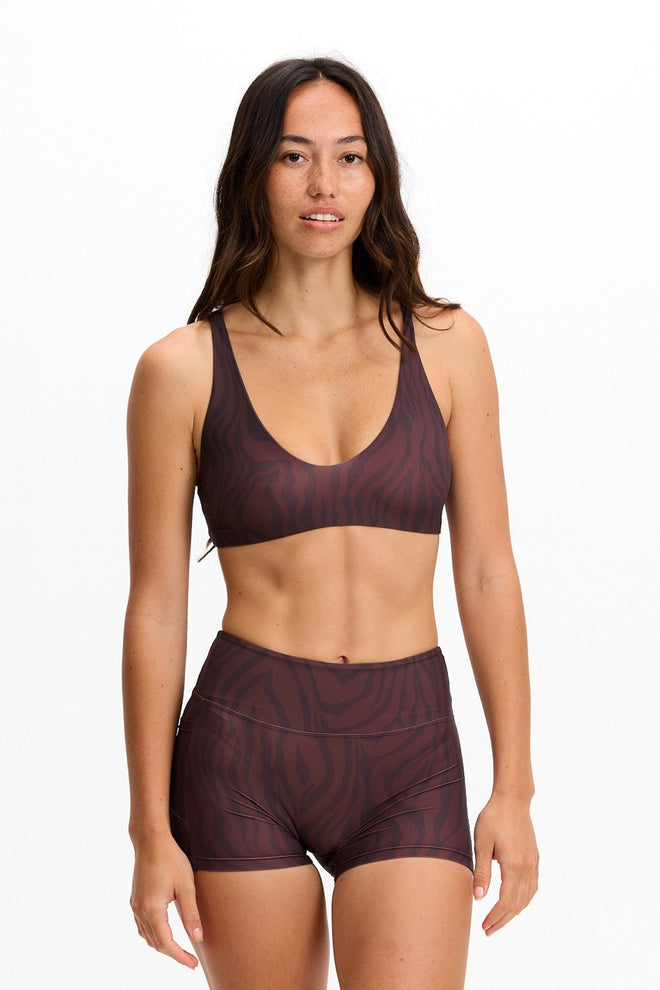 Benoa 2.5 Booty Short Chocolate Zebra