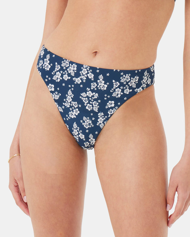Roxy Hibiscus Haven Midrise High Leg Bottom