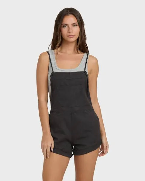 Billabong Wild Pursuit Romper Off Black