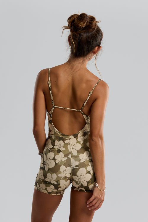 Benoa Brynn Romper 3 inch Camo Ginger