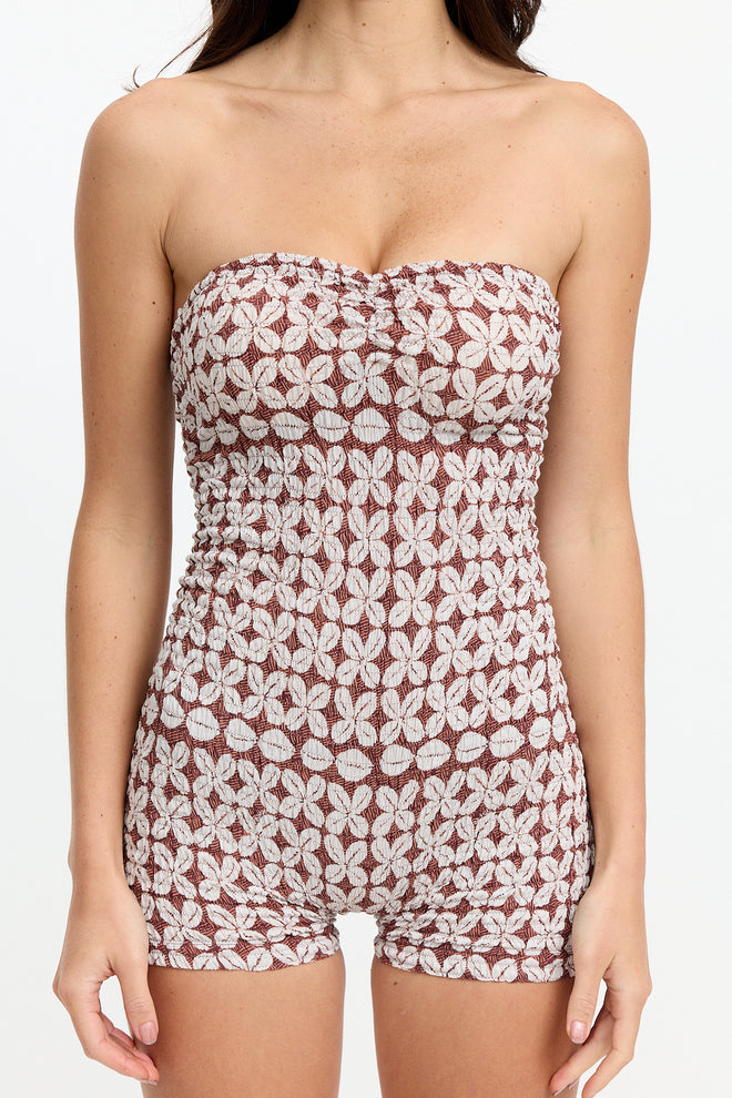 Benoa Swim Serena Romper Cowrie Basket