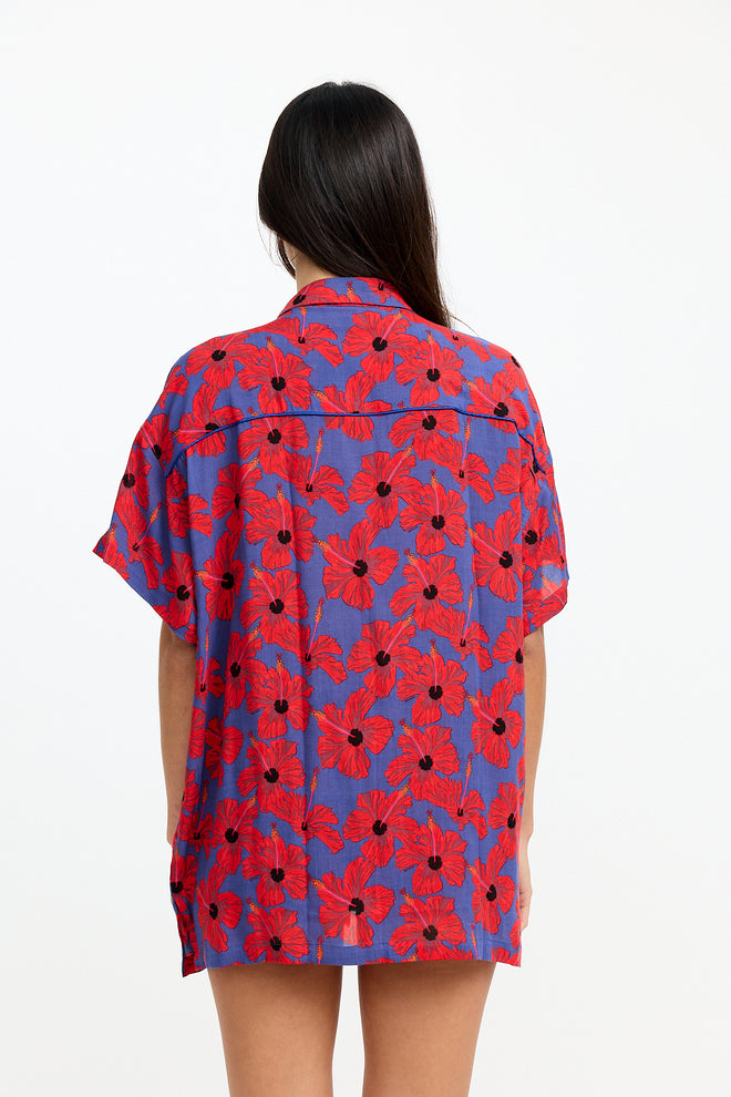 Benoa Swim Aloha Shirt Dress Velzy