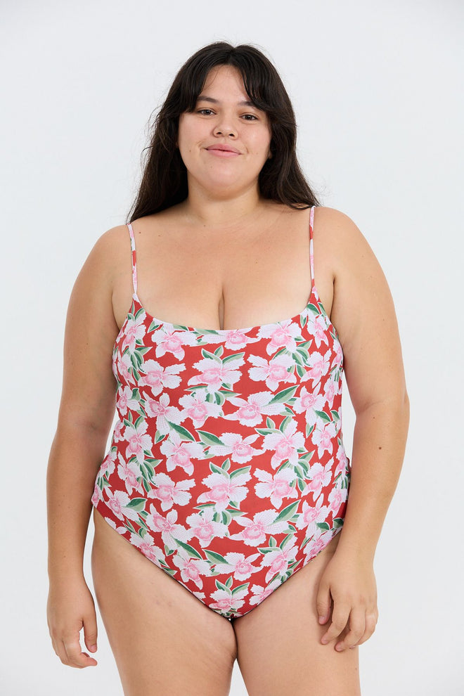 Benoa Swim Makenna One Piece Vintage Orchid Curve