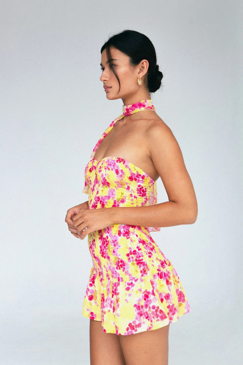 Indah Abigail Mini Dress Romance