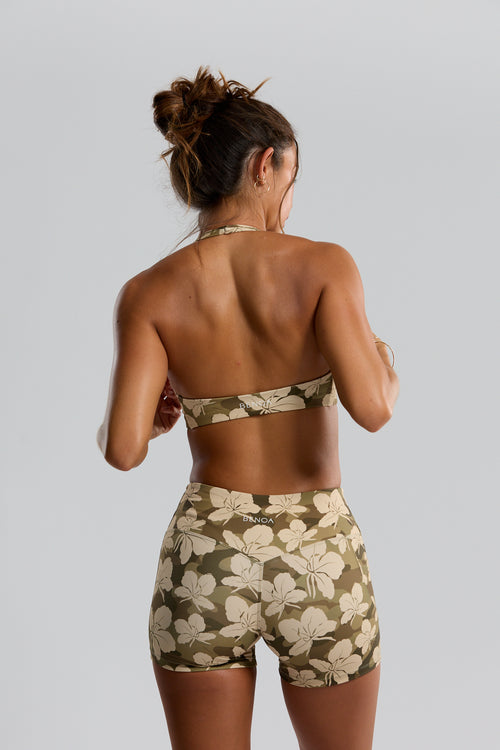 Benoa Plunge Bra Camo Ginger