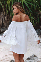 Tiare Hawaii Amalfi Mini Dress Off White