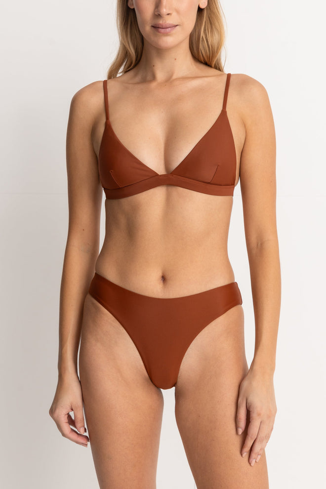 Rhythm Classic Bralette Top Rust