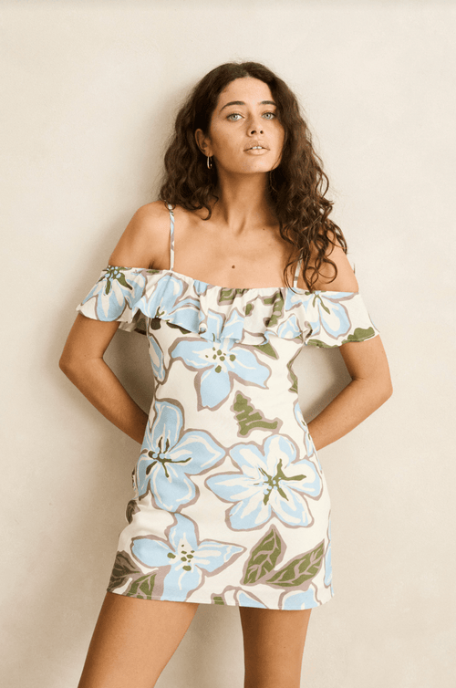 Rhythm Gigi Dress Blue