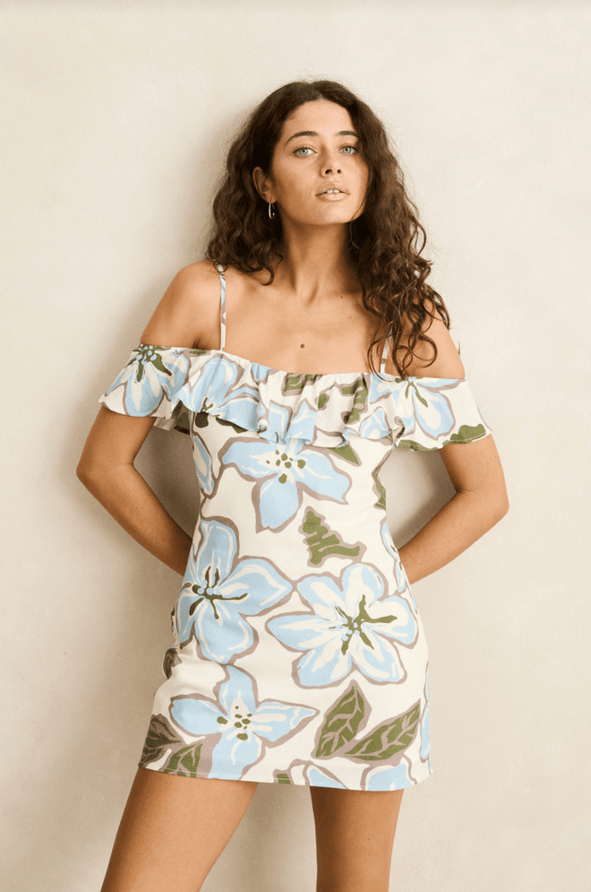Rhythm Gigi Dress Blue