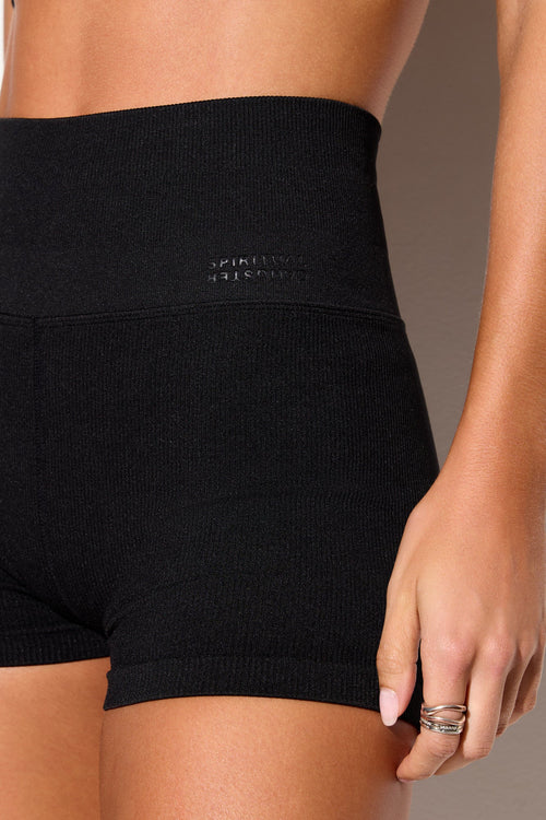 Spiritual Gangster Love  2" Shortie Seamless Black
