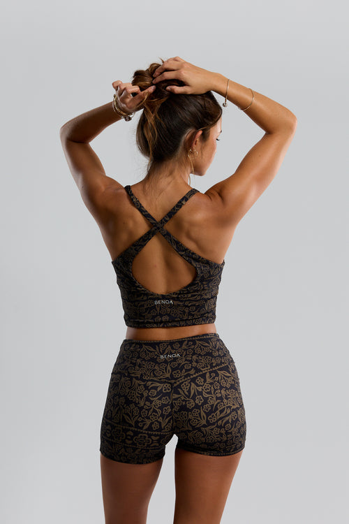 Benoa 2.5 Booty Short Brown Batik