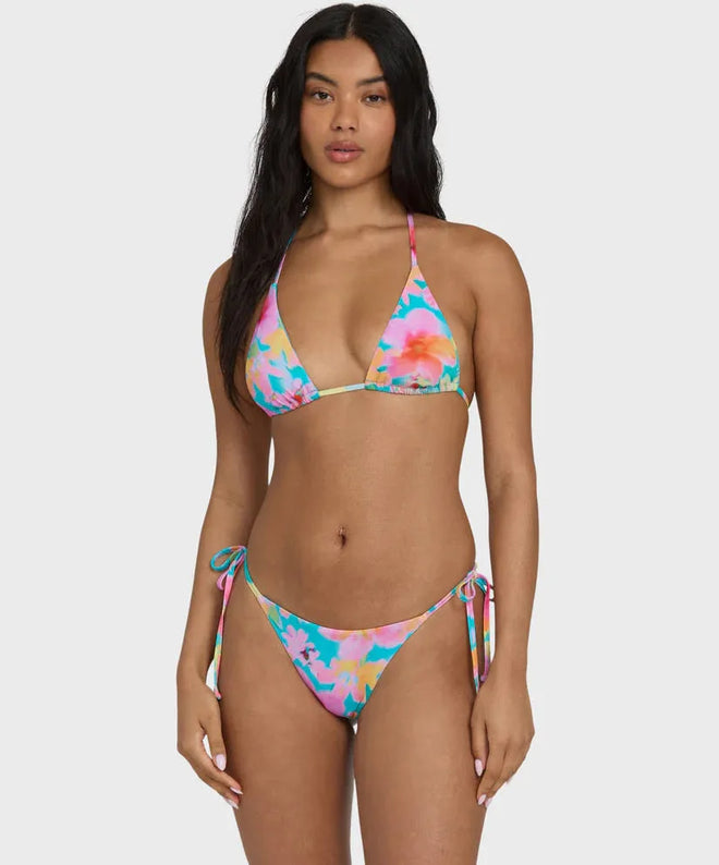 Billabong Pipe Dreams Multi Tri Top Bright Marine