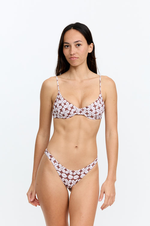 Benoa Swim Flora Bottom Cowrie Basket