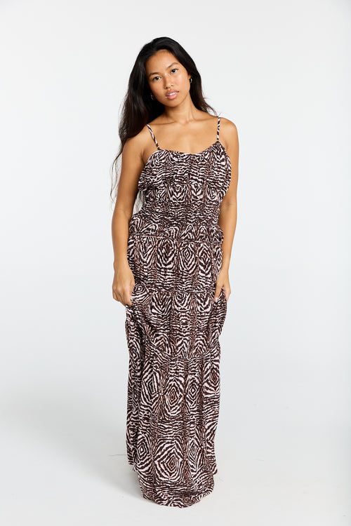 Benoa Swim Maluhia Maxi Dress Safari