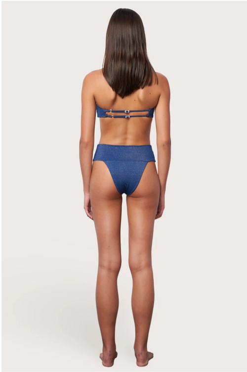 Toast Swim Banded Waist Bottom Abyss Shimmer